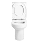 Rimini Close Coupled Toilet with Cistern & Soft Close Seat - White