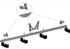Сontainer Mounting System ValkPro+ for 2x - 12x Solar Panels in Landscape East-West Orientation
