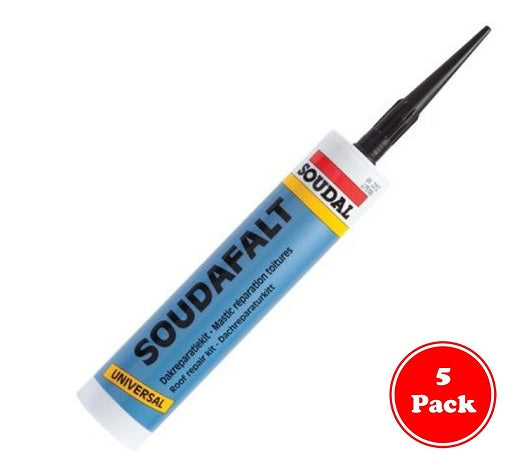 Roof and Gutter Sealant - Black from Soudal - Virtual Plastics Ltd.