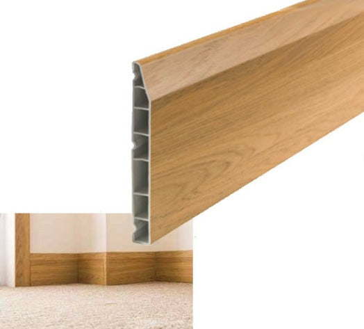 Plastic Skirting Board Roomline Skirting uPVC Chamfered Skirting Board