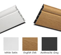 Roomline Plastic Skirting Board Ogee Style