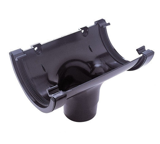 Gutter and Downpipe - Black Round from Marshall-Tufflex - Virtual Plastics Ltd.