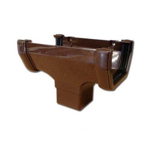 Gutter and Downpipe - Brown Square from Marshall-Tufflex - Virtual Plastics Ltd.