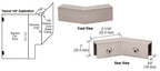 CRL 135° "Sleeve Over" Glass Clamp