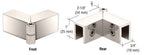 CRL Adjustable "Sleeve Over" Glass Clamp
