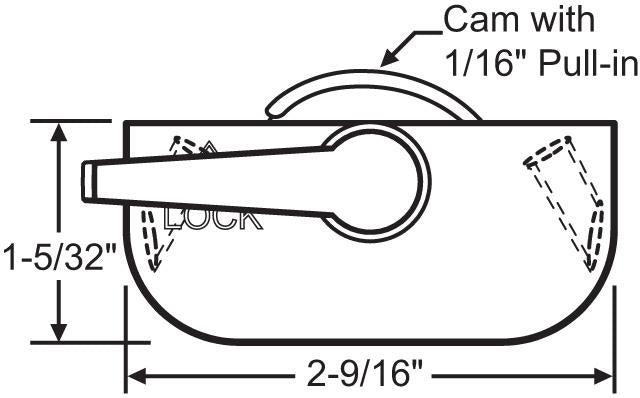 S1146 Double Hung Window Sash Lock  Crestline and Vetter
