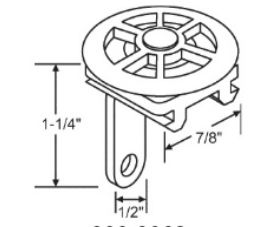 S3024 Patio Screen Door Guide With Wheel