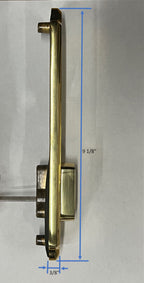 S4114 GU Ferco 45MM Capri Lever Swinging Door Handles Trim Sets - Handle Above Cylinder  Style