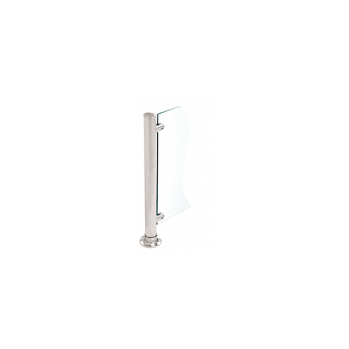 CRL Brushed Stainless Fixed Glass Fitting for 1" Tubing - SA50BS