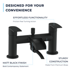 Stream Round Waterfall Bath Shower Mixer Tap