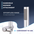 Stream Round Waterfall Bath Shower Mixer Tap