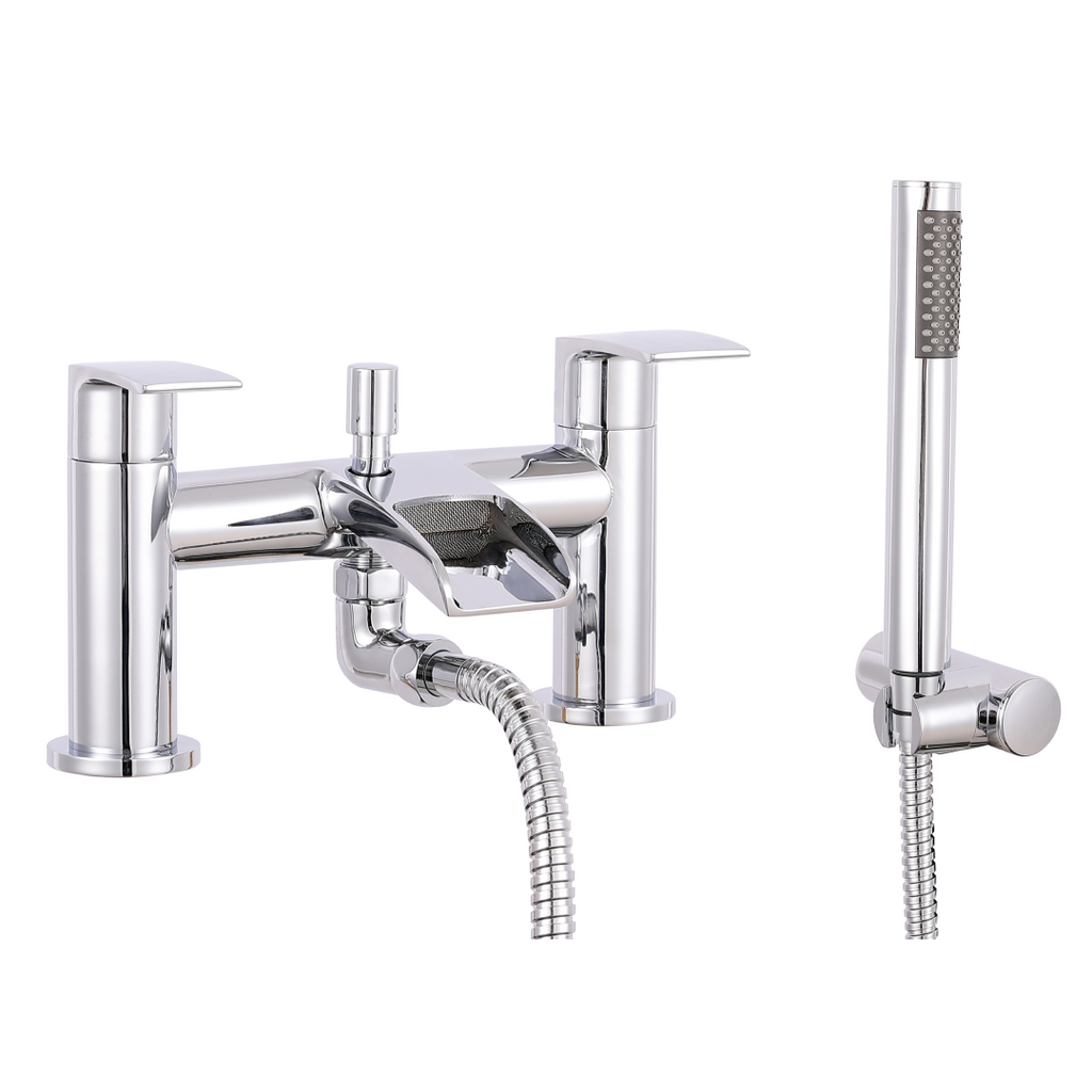 Stream Round Waterfall Bath Shower Mixer Tap