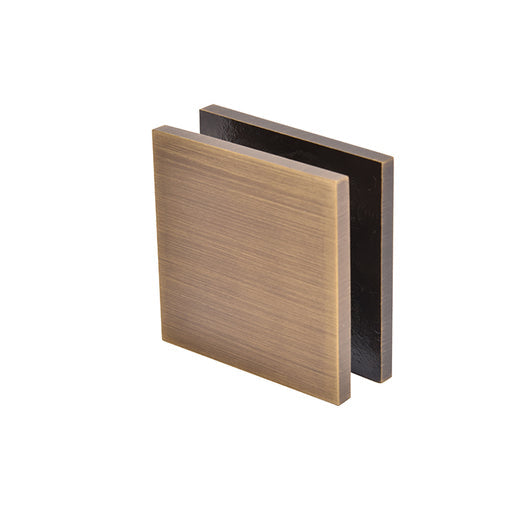 CRL Square Style Hole-In-Glass Fixed Panel U-Channel