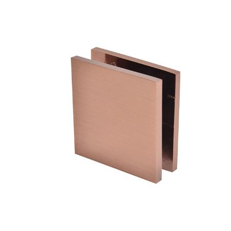 CRL Square Style Hole-In-Glass Fixed Panel U-Channel