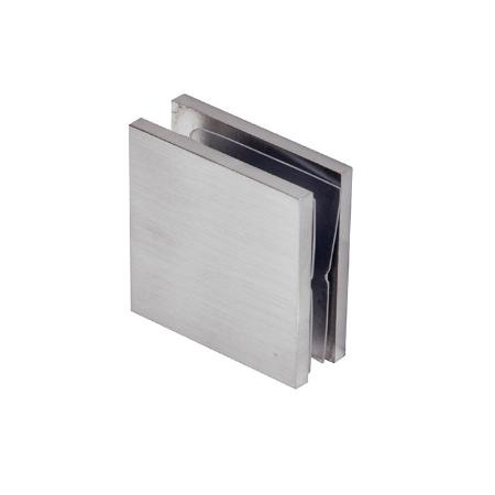CRL Square Style Hole-In-Glass Fixed Panel U-Channel