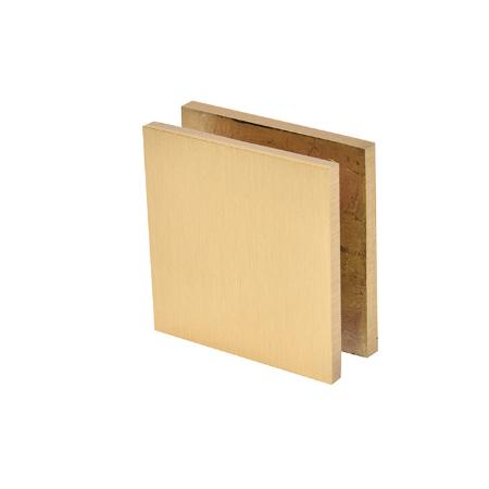 CRL Square Style Hole-In-Glass Fixed Panel U-Channel