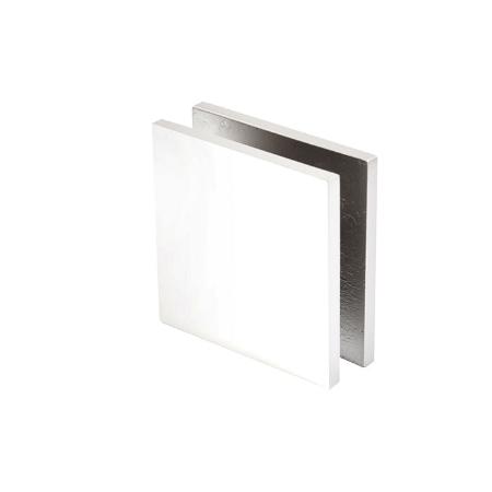 CRL Square Style Hole-In-Glass Fixed Panel U-Channel