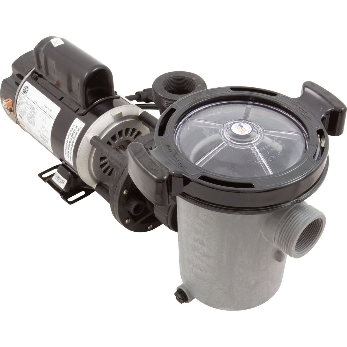 Pump, WW Hi-Flo II, 1.5SPL, 1-Spd, 115v, 6"Trp, 3ft Nema, Vert/ SD-10-1-N