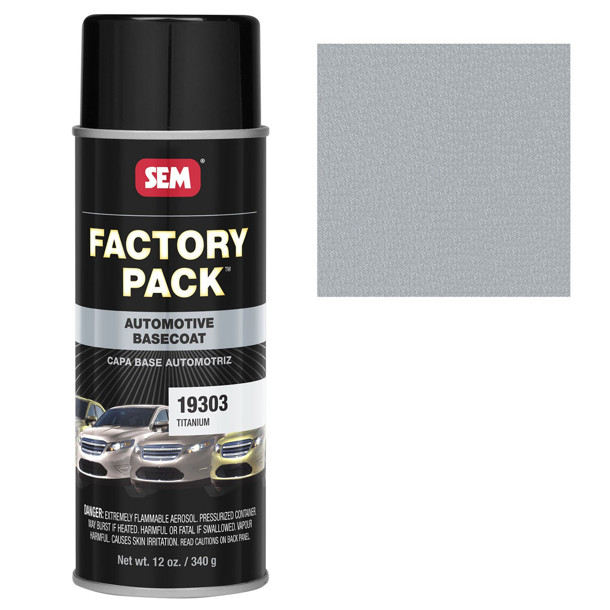 Factory Pack - Exterior Basecoat Coating, Titanium (Toyota 1D4), 12 oz. Aerosol
