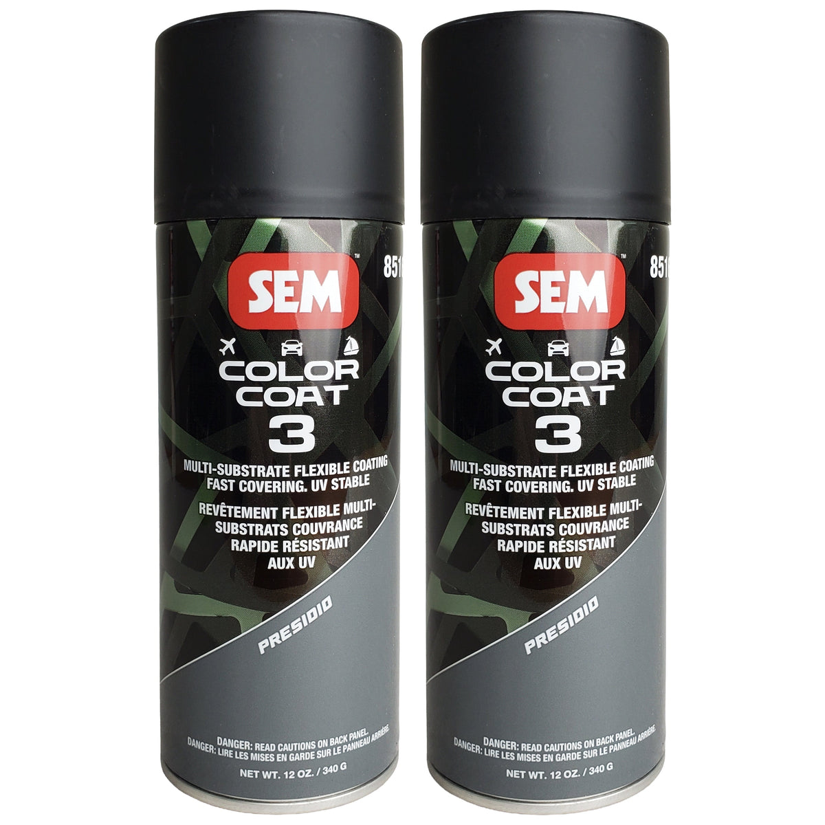 Color Coat 3 Presidio - Multi-Substrate Flexible Coating, 12oz, Aerosol - 2 Pack