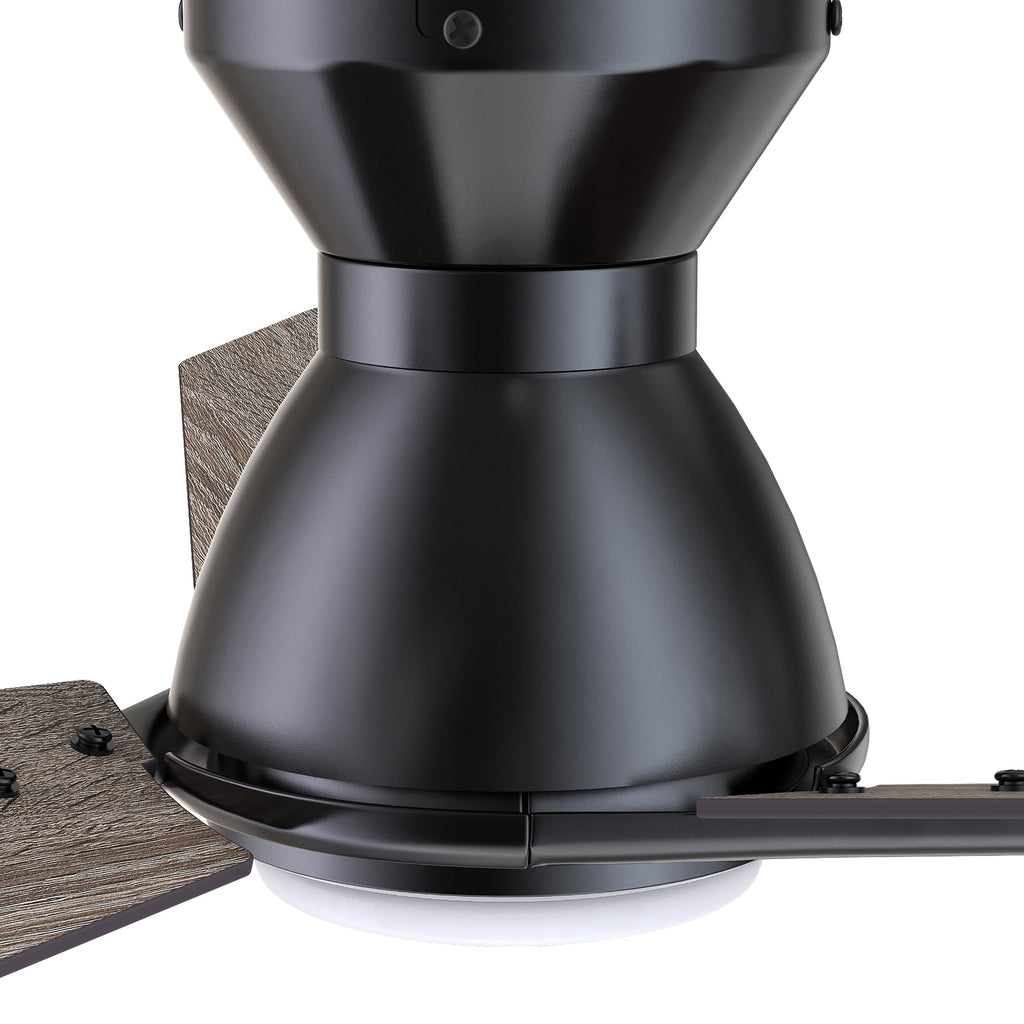 CALEN 44 inch 3-Blade Flush Mount Smart Ceiling Fan with LED Light & Remote