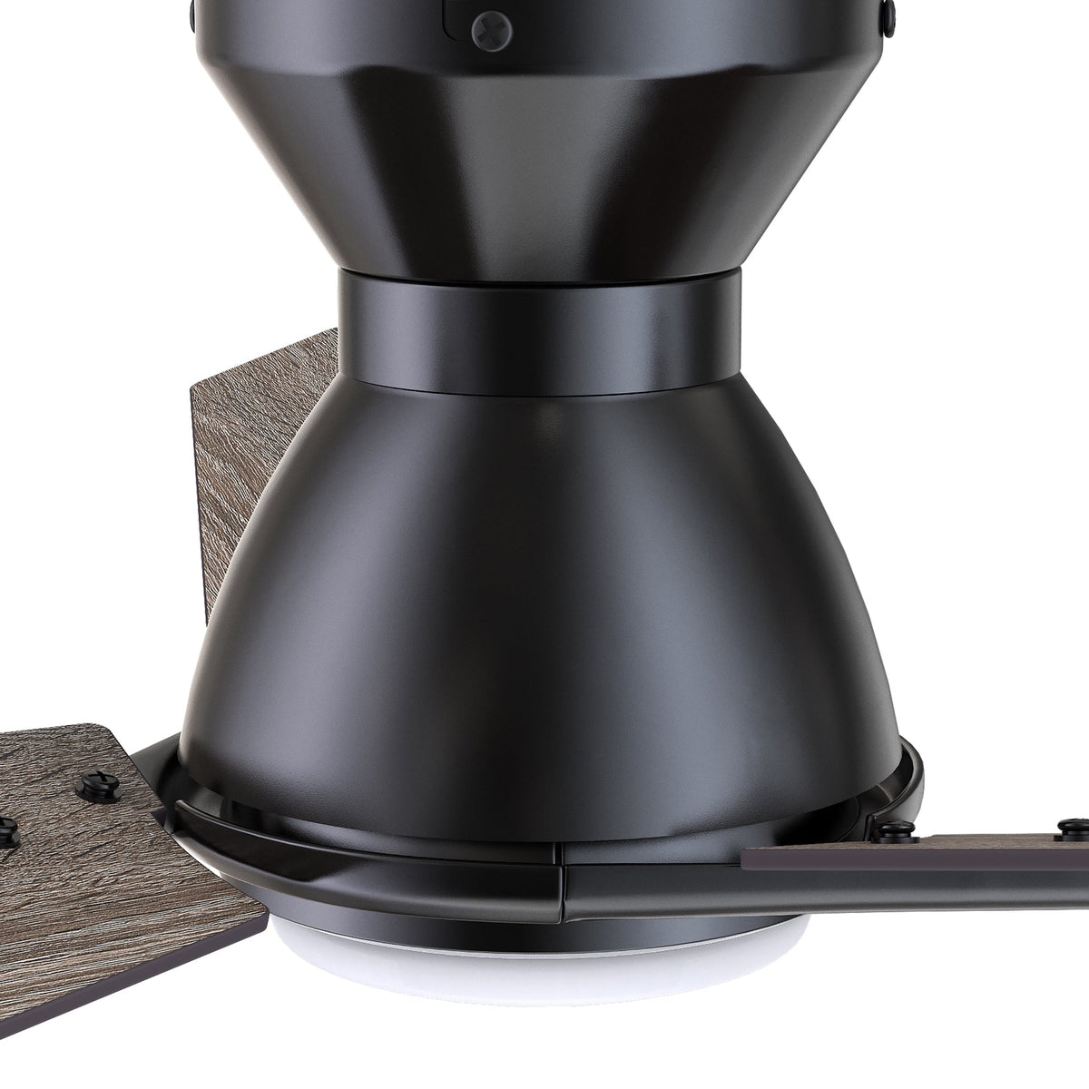 CALEN 44 inch 3-Blade Flush Mount Smart Ceiling Fan with LED Light & Remote