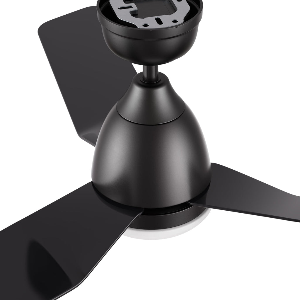 ROQUE 44 inch 3-Blade Smart Ceiling Fan with LED Light & Remote