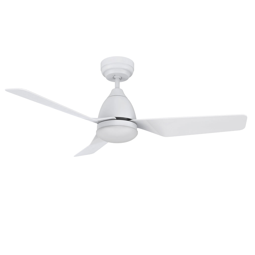 ROQUE 44 inch 3-Blade Smart Ceiling Fan with LED Light & Remote