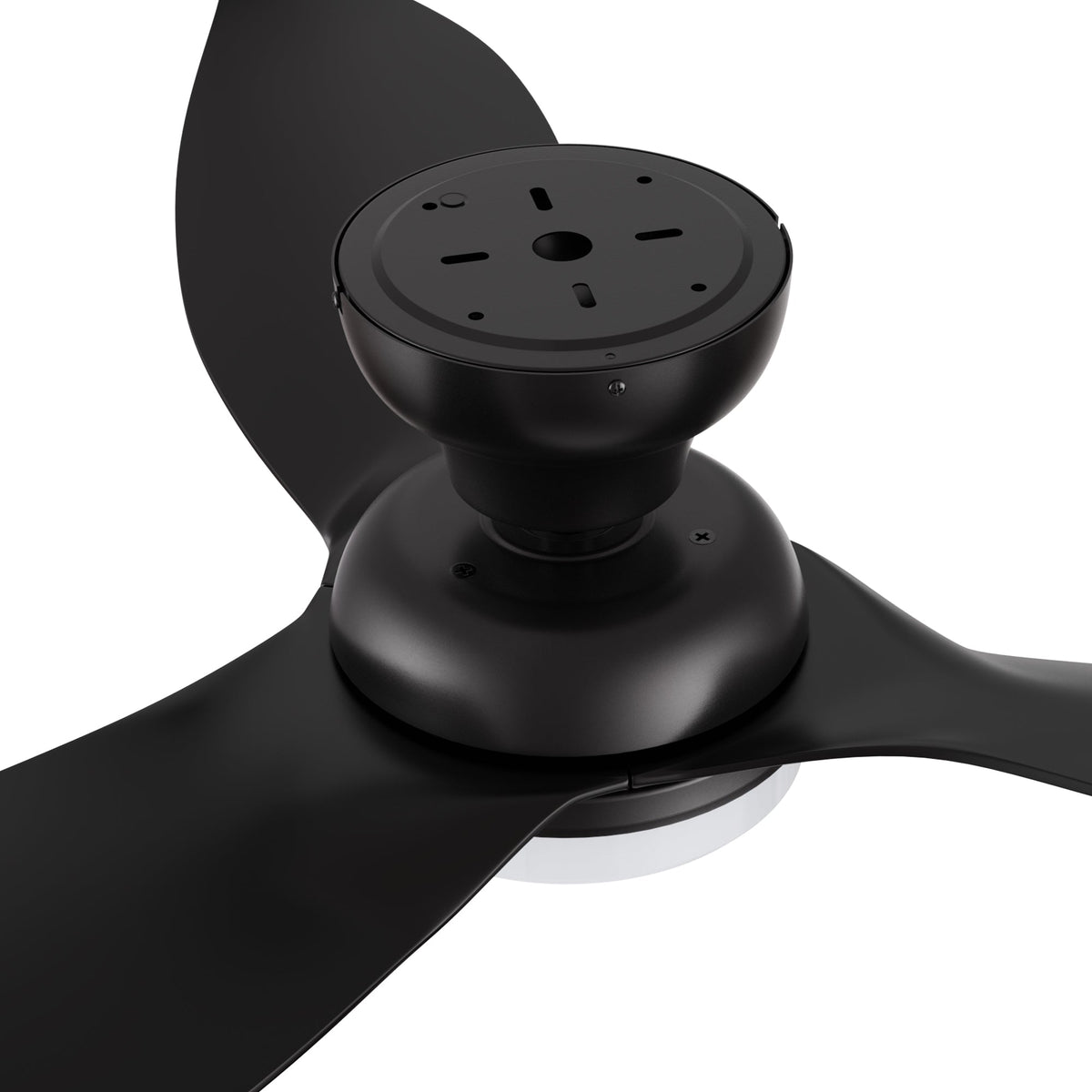 UPTON 45 inch 3-Blade Flush Mount Smart Ceiling Fan with LED Light & Remote