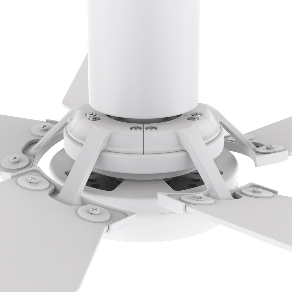 KAJ 48 inch 5-Blade Flush Mount Smart Ceiling Fan with LED Light & Remote
