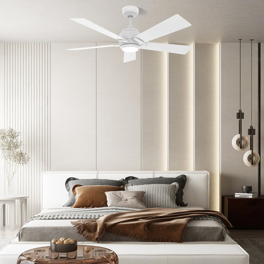 ASCENDER 48 inch 5-Blade Smart Ceiling Fan with LED Light & Remote