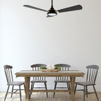 BRISA 52 inch 3-Blade Smart Ceiling Fan with LED Light & Remote