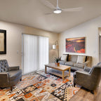 BRISA 52 inch 3-Blade Smart Ceiling Fan with LED Light & Remote