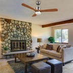 PALMER 52 inch 3-Blade Smart Ceiling Fan with LED Light & Remote