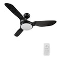 VENA 52 inch 3-Blade Smart Ceiling Fan with LED Light & Remote