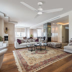 CALEN 52 inch 3-Blade Smart Ceiling Fan with LED Light & Remote