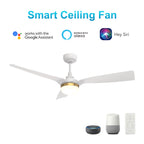 SPEZIA 52 inch 3-Blade Smart Ceiling Fan with LED Light & Remote