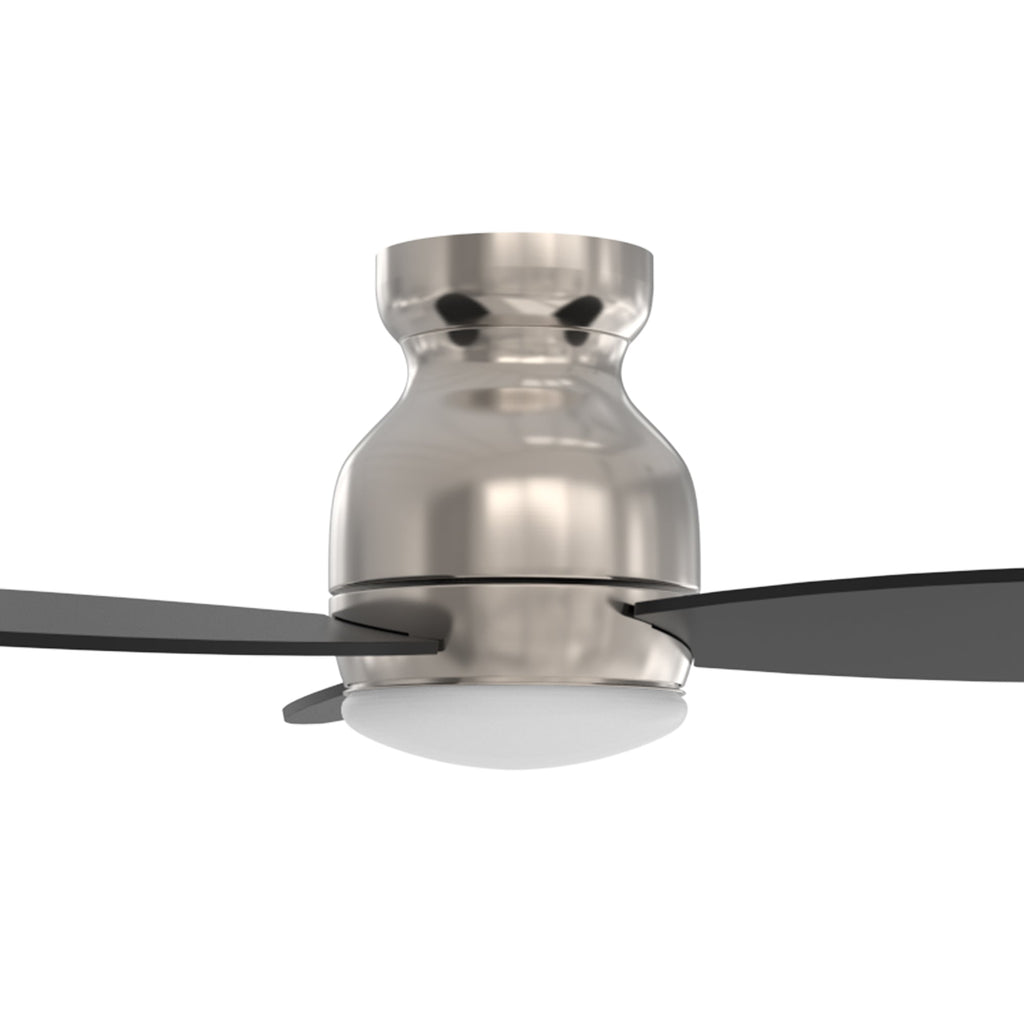 TRENTO 52 inch 3-Blade Flush Mount Smart Ceiling Fan with LED Light & Remote