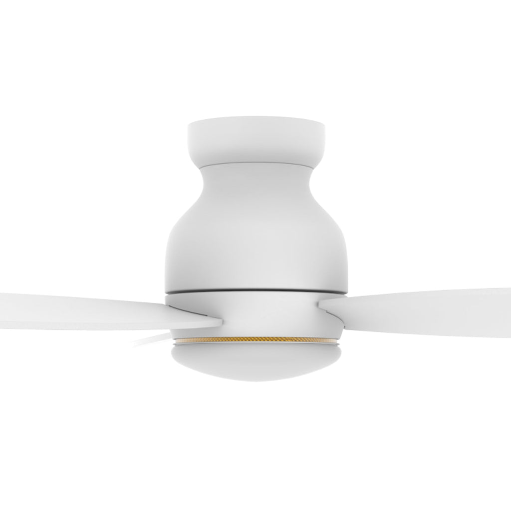 TRENTO 52 inch 3-Blade Flush Mount Smart Ceiling Fan with LED Light & Remote