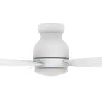 TRENTO 52 inch 3-Blade Flush Mount Smart Ceiling Fan with LED Light & Remote