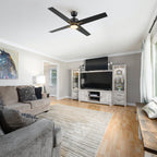 MONTGOMERY 52 inch 4-Blade Smart Ceiling Fan with LED Light & Remote