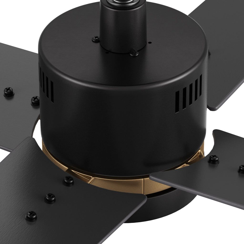 MONTGOMERY 52 inch 4-Blade Smart Ceiling Fan with LED Light & Remote