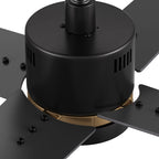 MONTGOMERY 52 inch 4-Blade Smart Ceiling Fan with LED Light & Remote