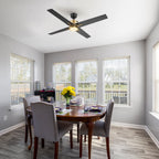 MONTGOMERY 52 inch 4-Blade Smart Ceiling Fan with LED Light & Remote