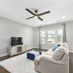 MONTGOMERY 52 inch 4-Blade Smart Ceiling Fan with LED Light & Remote