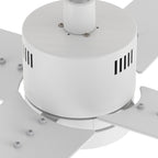 MONTGOMERY 52 inch 4-Blade Smart Ceiling Fan with LED Light & Remote