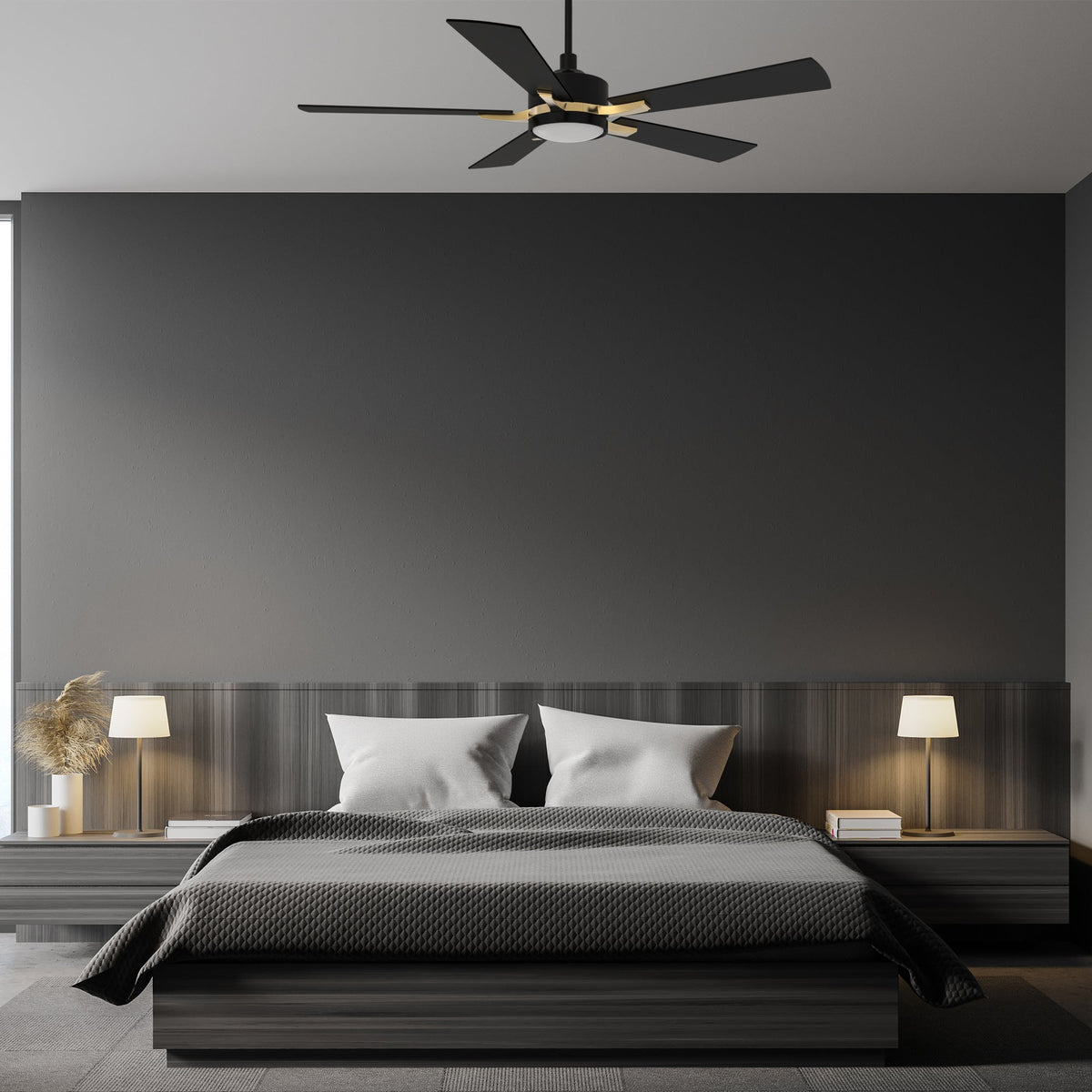 APPLETON 52 inch 5-Blade Smart Ceiling Fan with LED Light & Remote