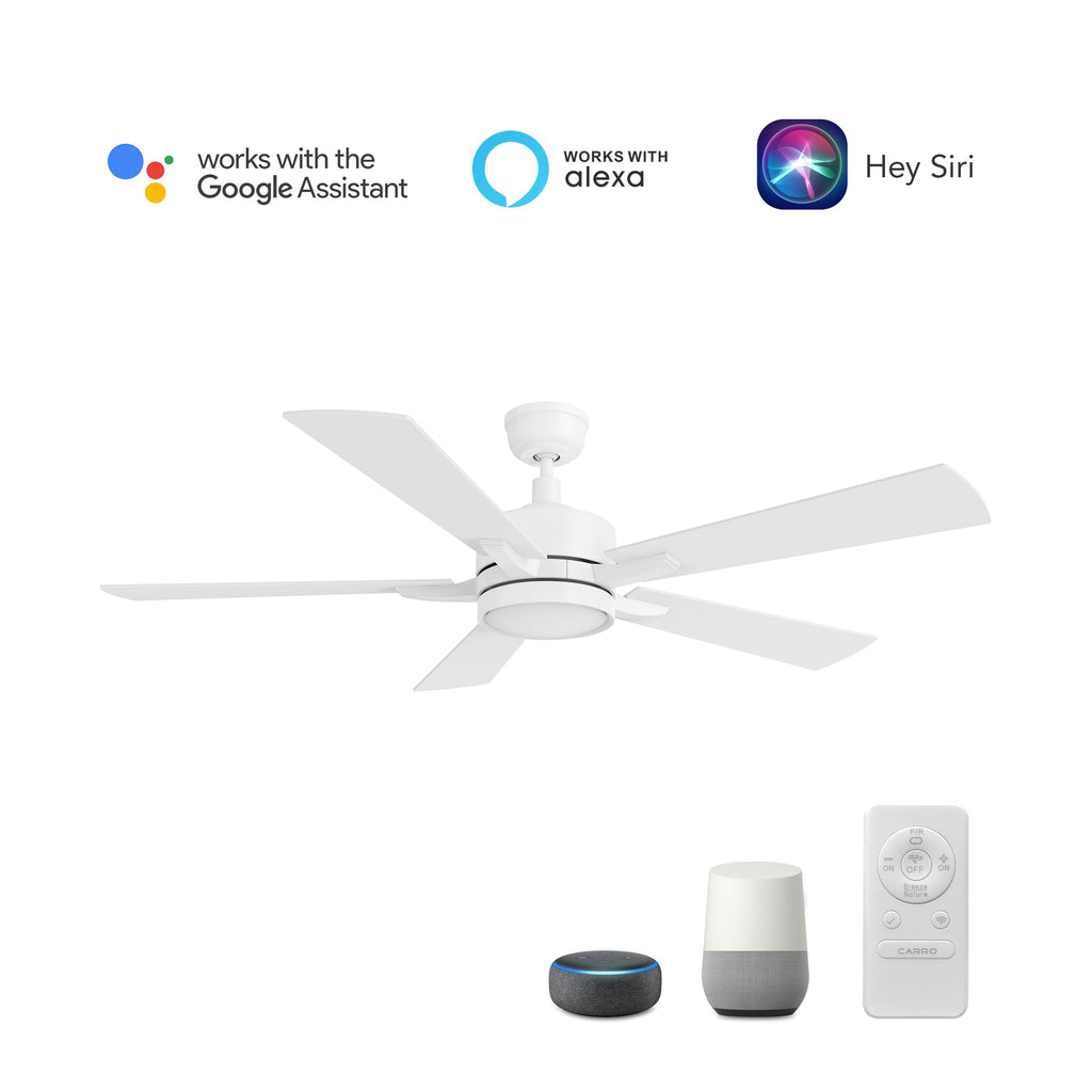 APPLETON 52 inch 5-Blade Smart Ceiling Fan with LED Light & Remote