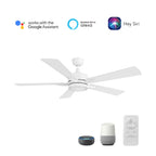 APPLETON 52 inch 5-Blade Smart Ceiling Fan with LED Light & Remote