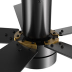 TARRASA 52 inch 5-Blade Flush Mount Smart Ceiling Fan with LED Light & Remote
